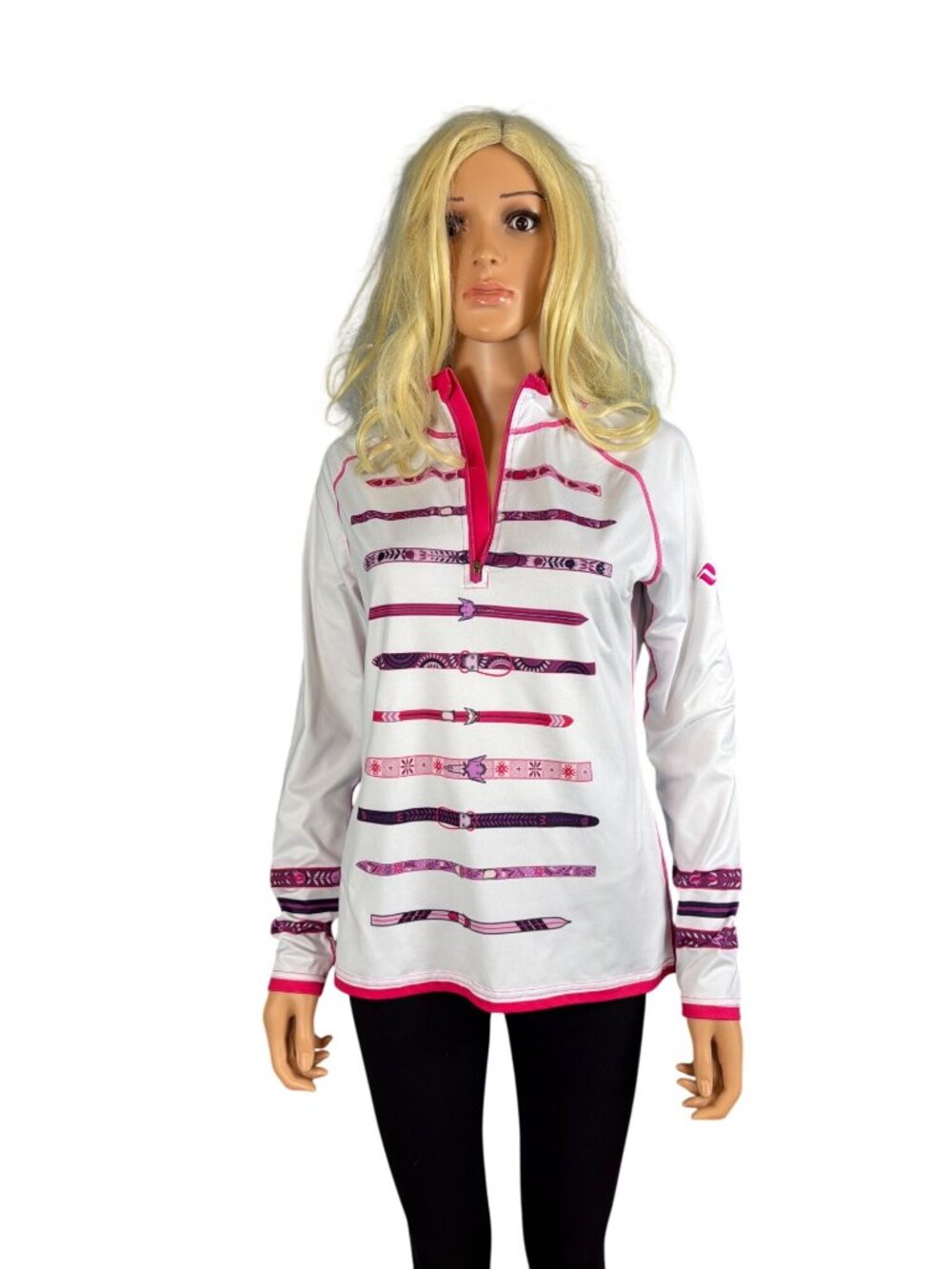 Custom VAIL Krimson Klover Upslope W's M Quarter Zip Mid-weight Base Layer Top - Picture 12 of 13